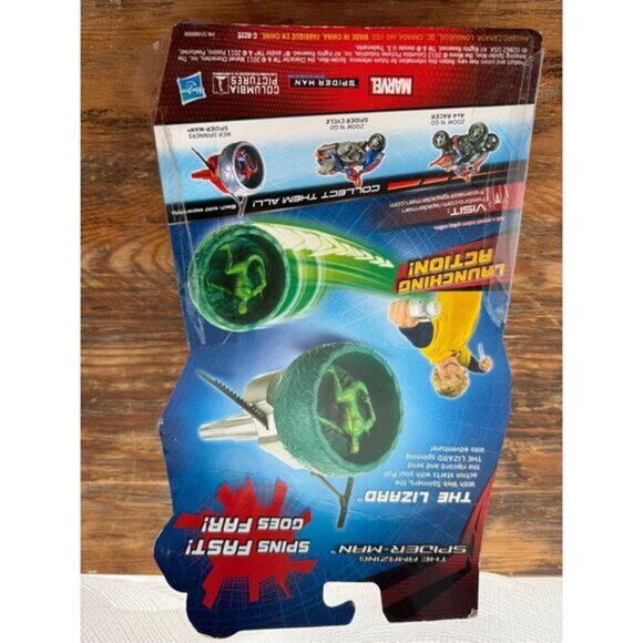 Hasbro 2012 Spectacular The Spider-Man Web Spinners Lizard Action Figure New - Picture 3 of 3